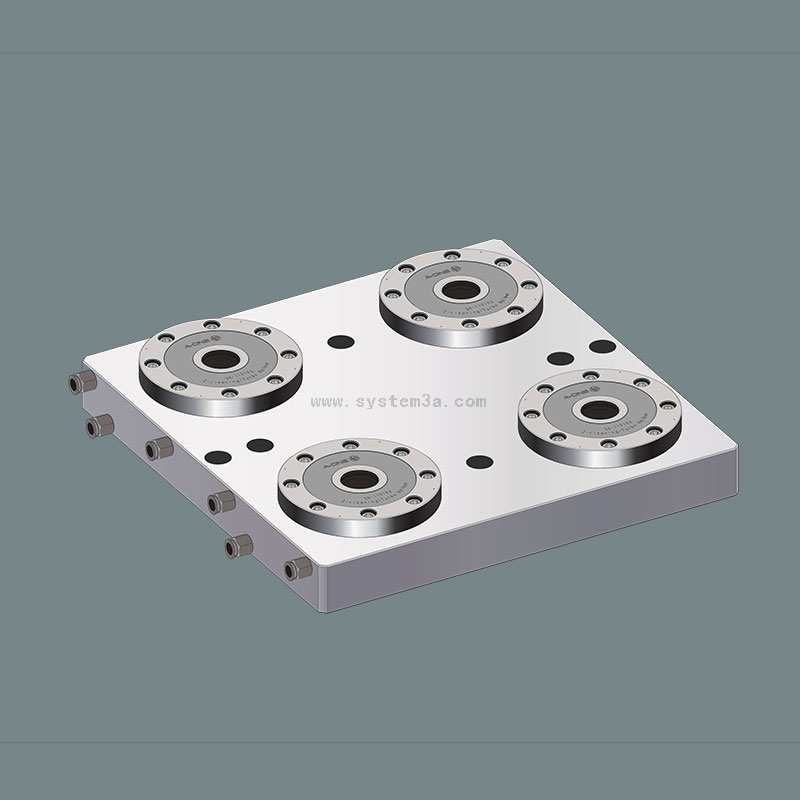 Zero-point positioning chuck -quatro 3A-110107P/3A-110108P