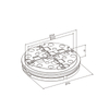 R type Plate φ156 3A-110088