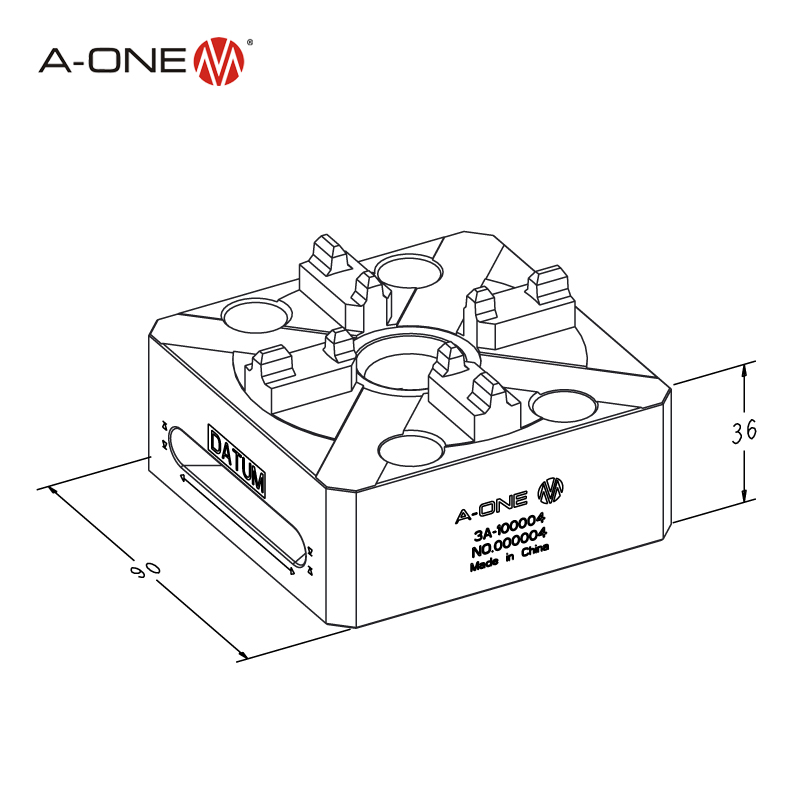 Square manual chuck 3A-100004