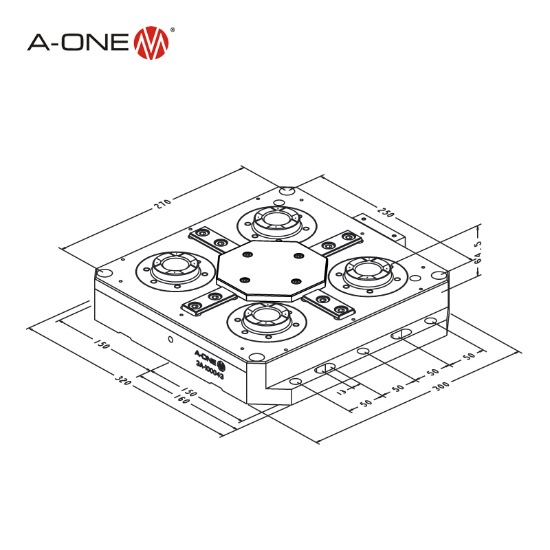UPC P chuck for production lines 3A-100043