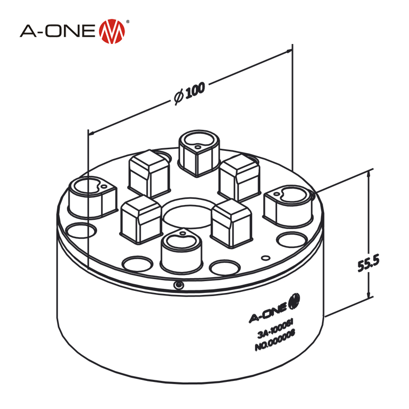 R type automatic chuck 3A-100061