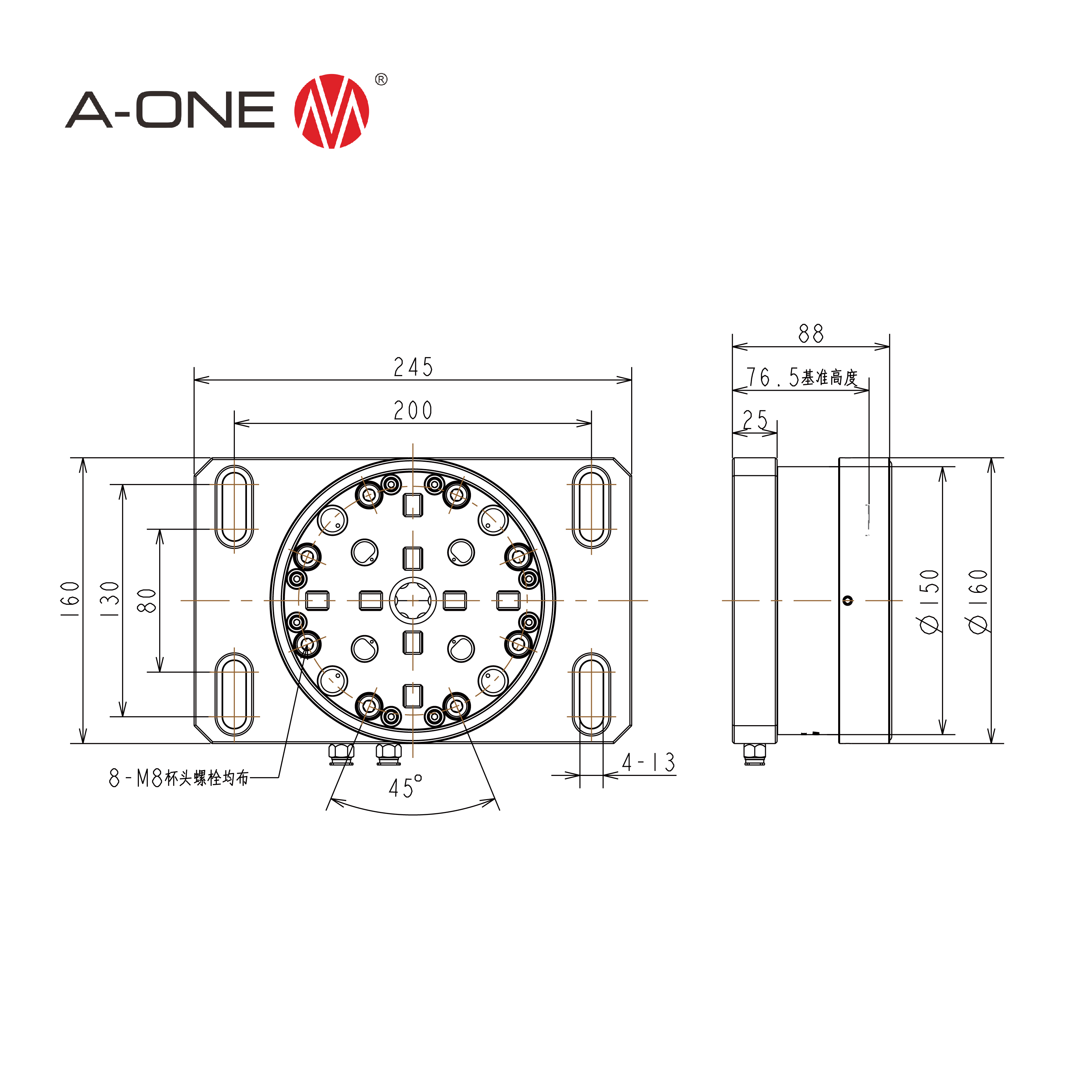 R 150 pneumatic chuck 3A-100076