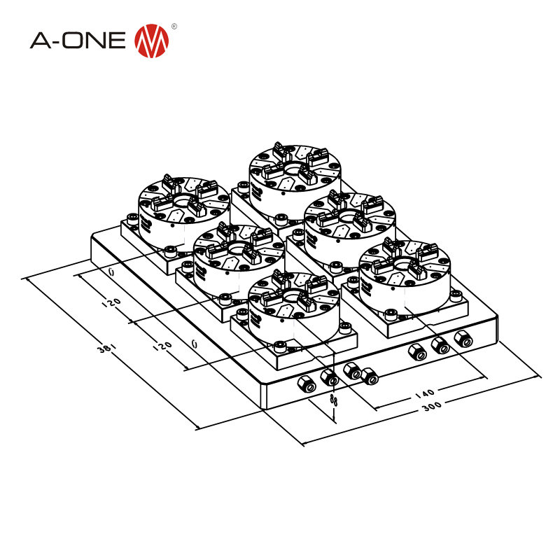 Auto chuck-hexa 3A-100926