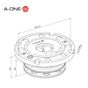 Built-in installation type zero point system chuck 3A-110019