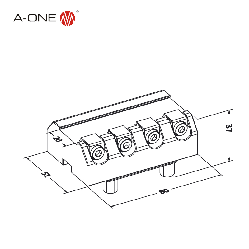 Dovetail collet U15/U20/U25 3A-110061/62/63