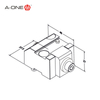 Dovetail slotted holder U16 3A-110064