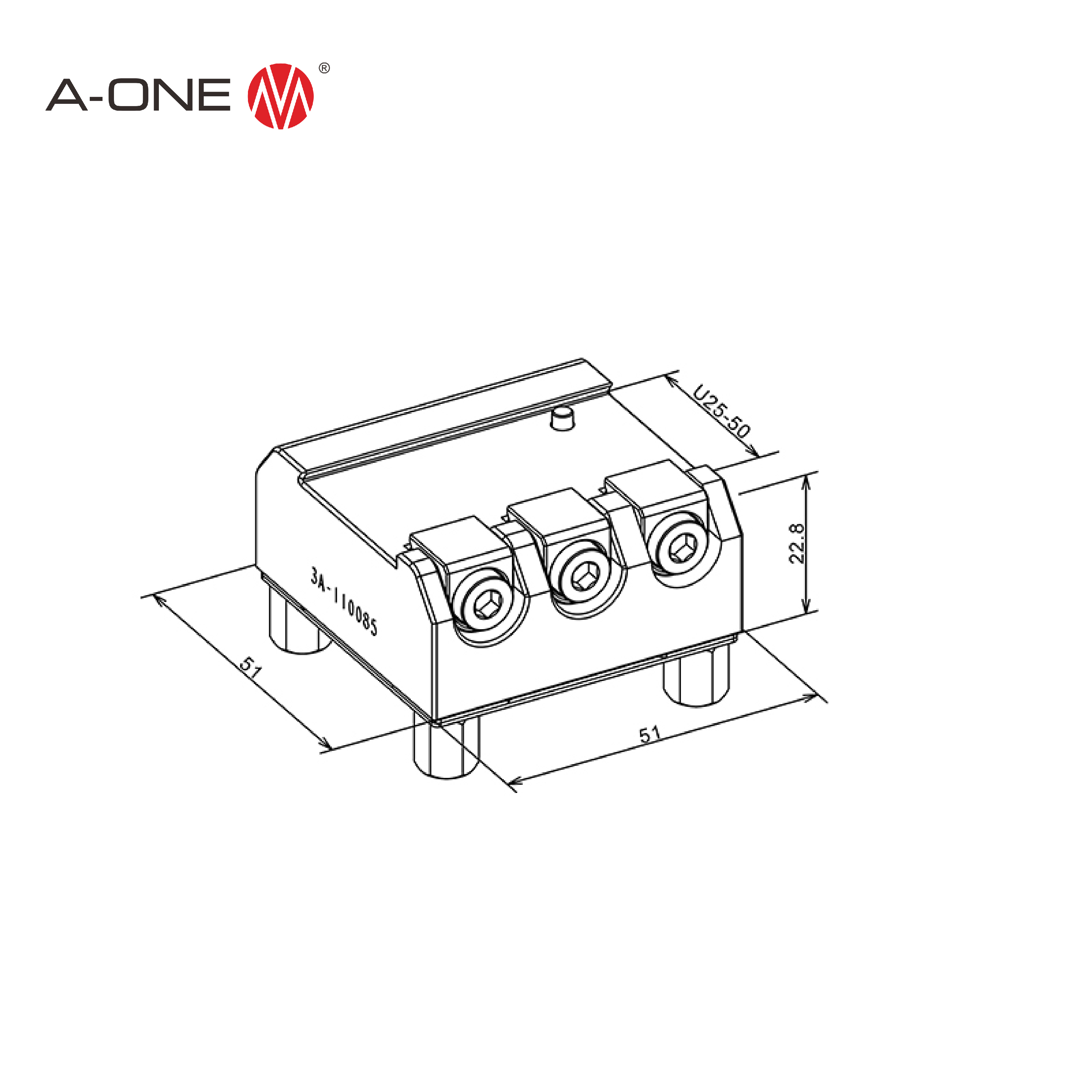Dovetail collet U25 3A-110085