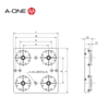 การวางตำแหน่ง zero-point chuck -quatro 3A-110107/3A-110108