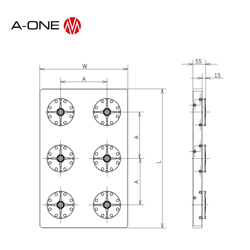 Zero-point positioning chuck -Hexa-3A-110120/3A-110121