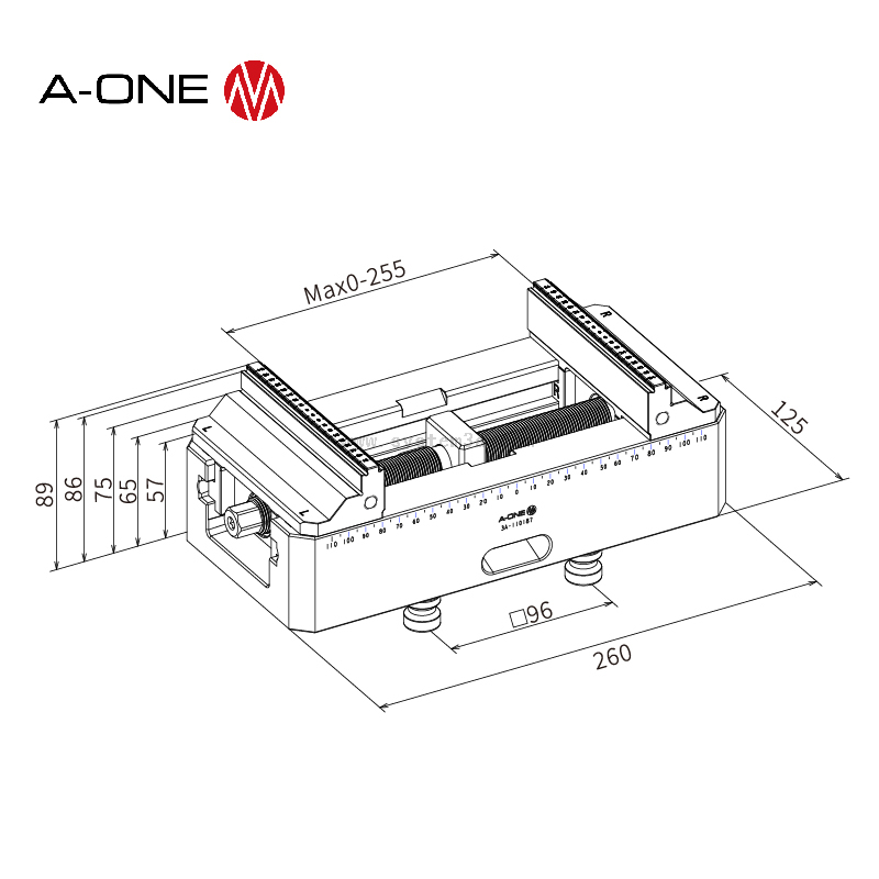 Self-centering vise 3A-110187
