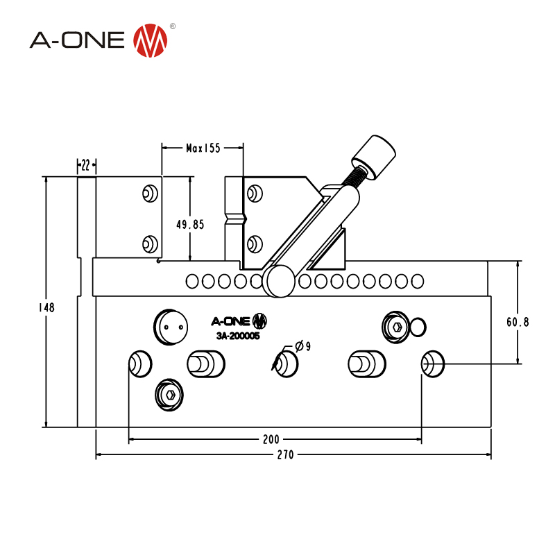 Adjustable vise 3A-200005