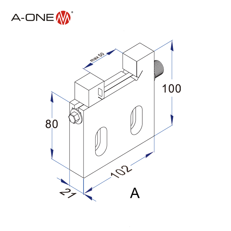 Manual walking wire clamp (vise) 3A-210006