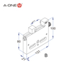 Manual walking wire clamp (vise) 3A-210006