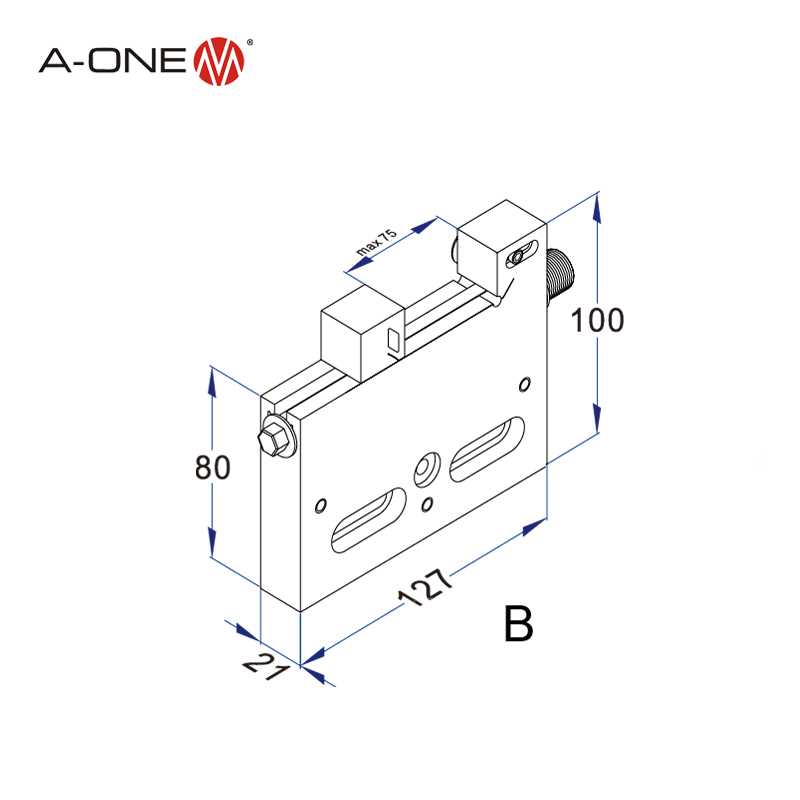 Manual walking wire clamp (vise) 3A-210006