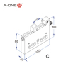 Manual walking wire clamp (vise) 3A-210006