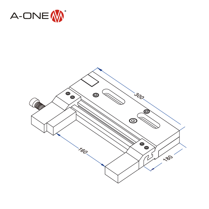 Precision combination wire-cut vise with adjustment function 3A-210020