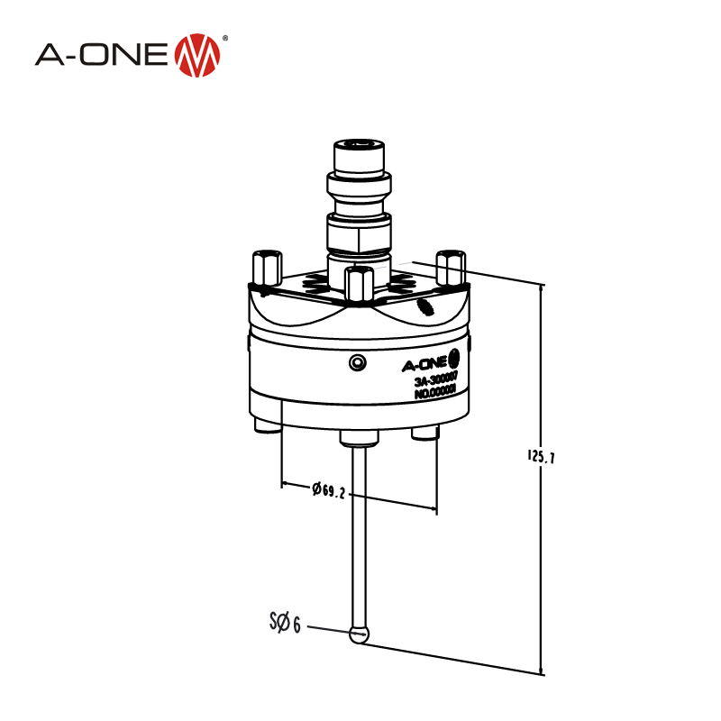 Sensor with ball DØ6 3A-300007