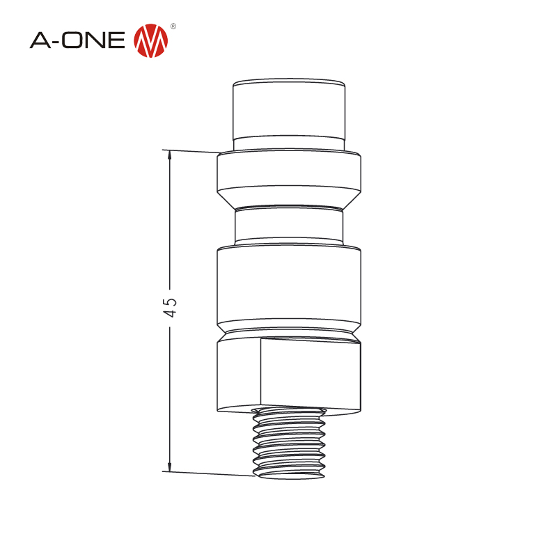 Chucking spigot F/M production 3A-400005