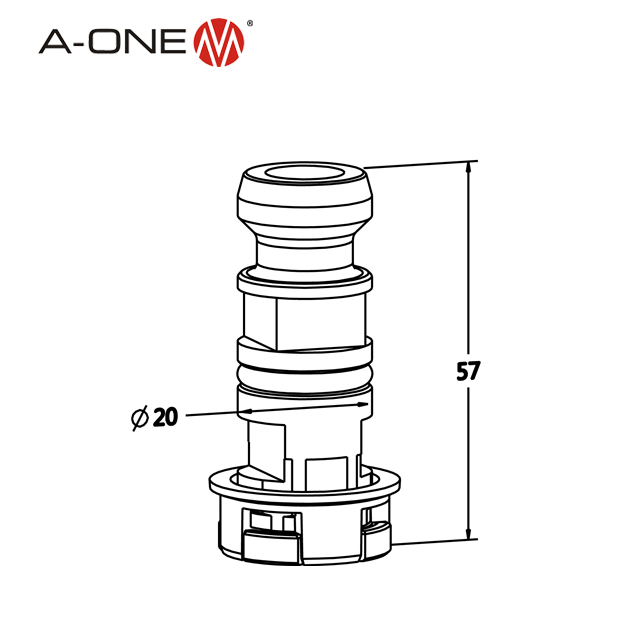 R Type drawbar 3A-400043