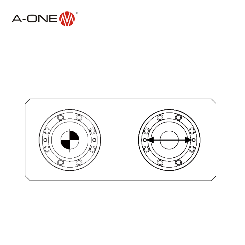 Chucking spigot set 2 3A-400118/3A-400049