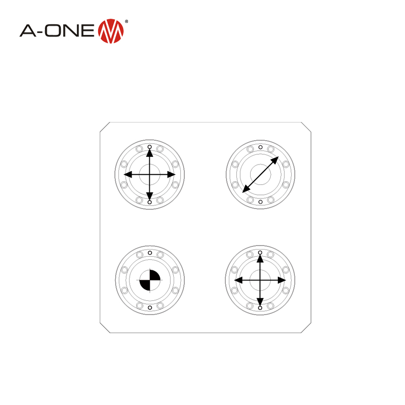 Chucking spigot set 4 3A-400050