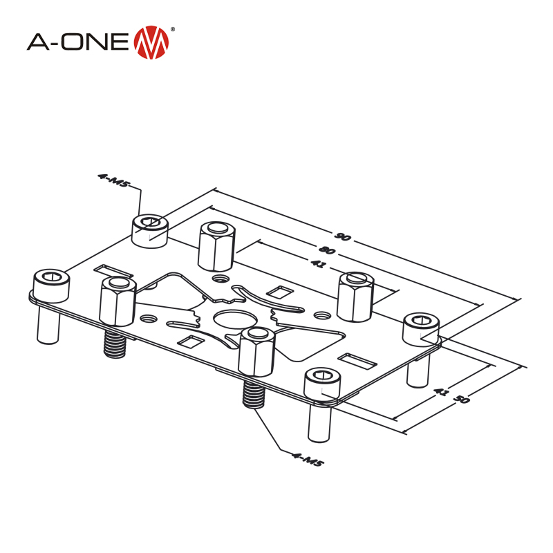 Tấm định tâm 50*90mm 3A-400079