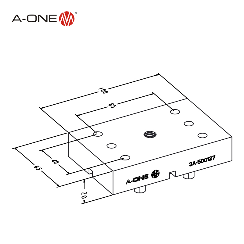 Aluminum electrode holder 3A-500127