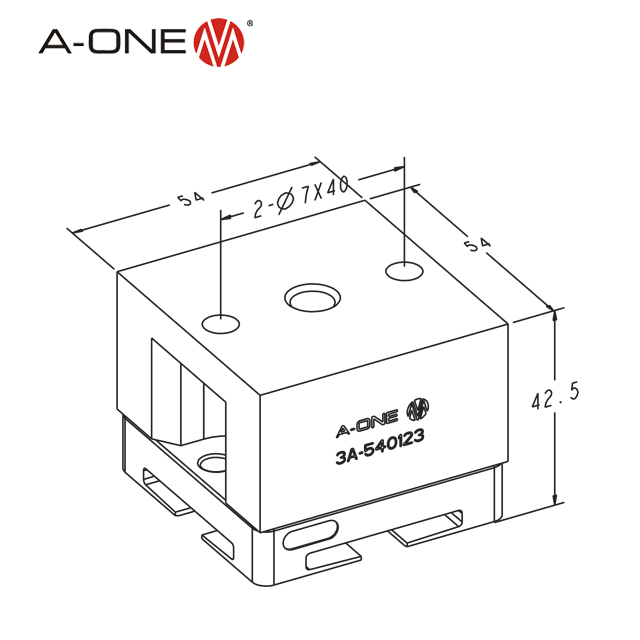 Uniplate 3A-540123 ( Stleel holder 3A-530123)