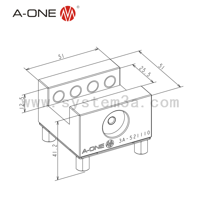 Steel holder 3A-521110