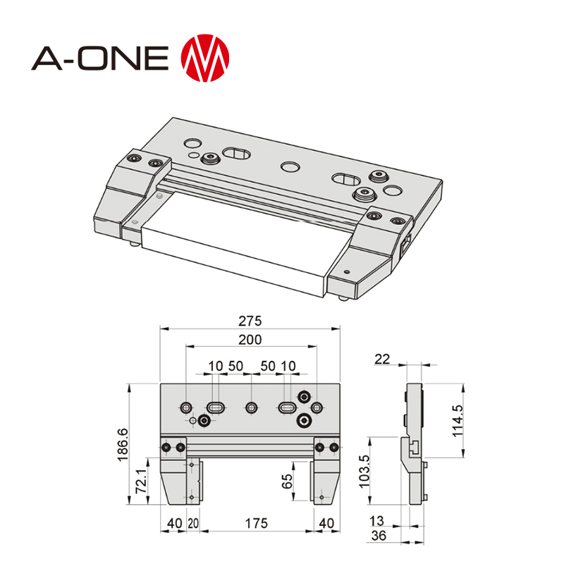 สแตนเลส Precision Vise สำหรับ EDM 3A-200158