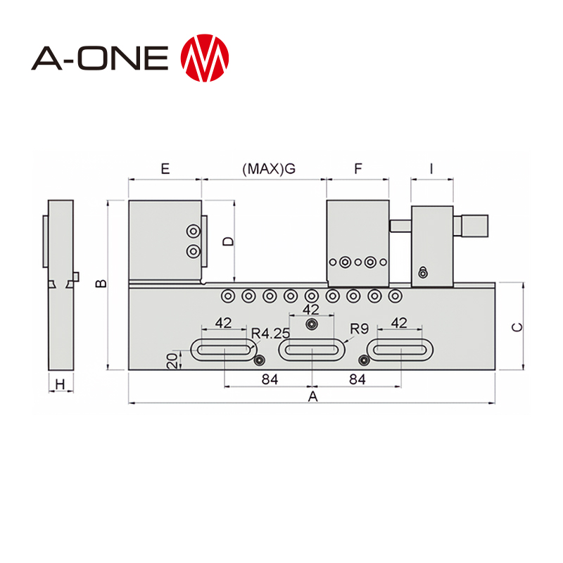 Vise chính xác không gỉ cho EDM 3A-200157