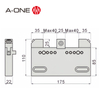 สแตนเลส Precision Vise สำหรับ EDM 3A-200153