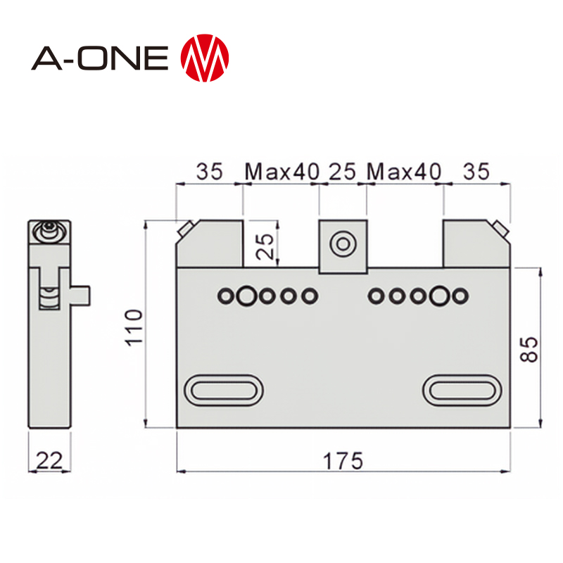 สแตนเลส Precision Vise สำหรับ EDM 3A-200153